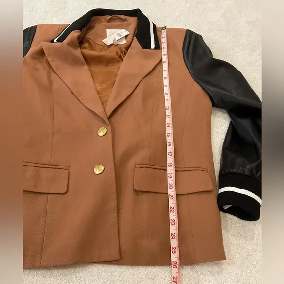 Avec Les Filles Tan and Black Blazer - Picture 3 of 6